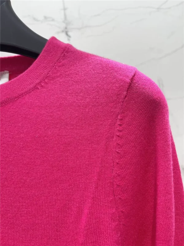 valentino round neck knitted long sleeve