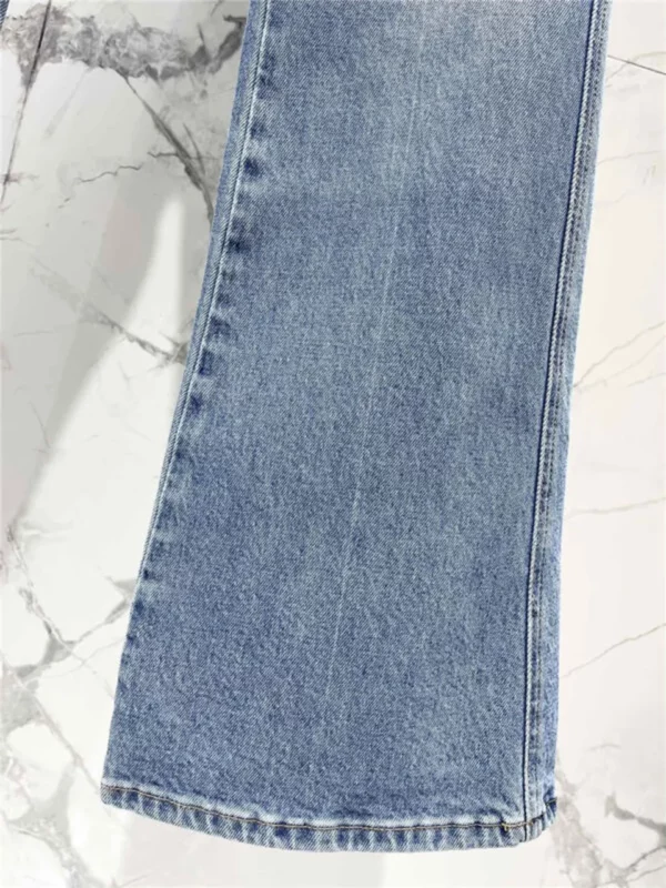 YSL high waist flared jeans