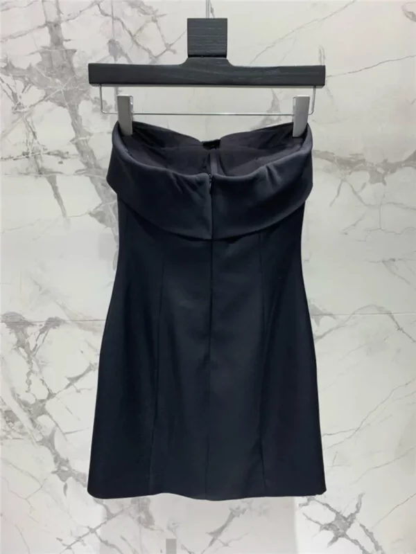 YSL bow tube top dress