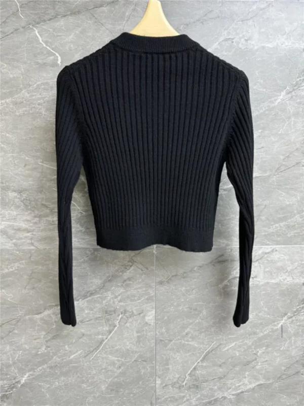 miumiu short wool sweater