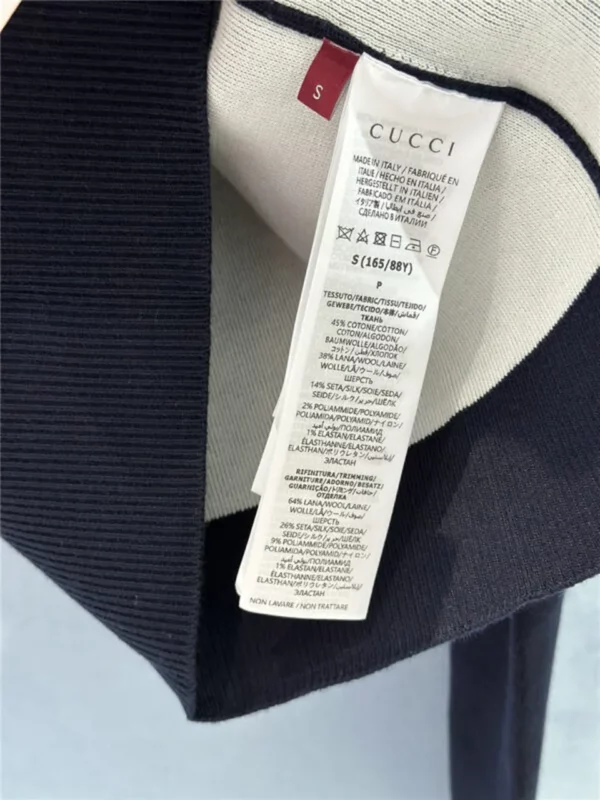 gucci crew neck knitted cardigan - Gucci replica