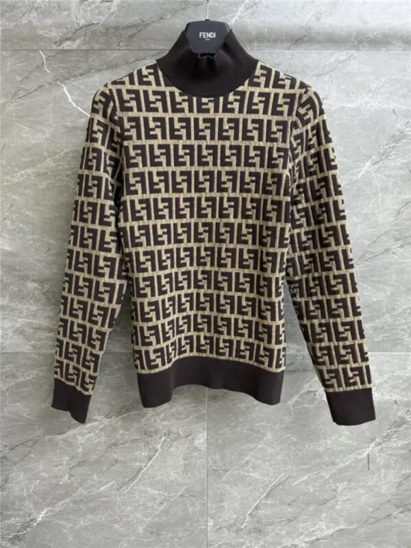 Fendi old flower knitted sweater