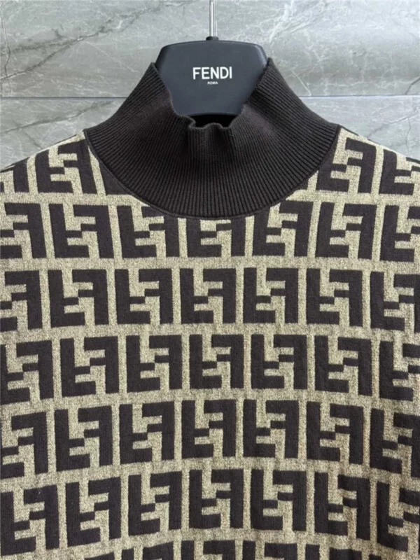 Fendi old flower knitted sweater