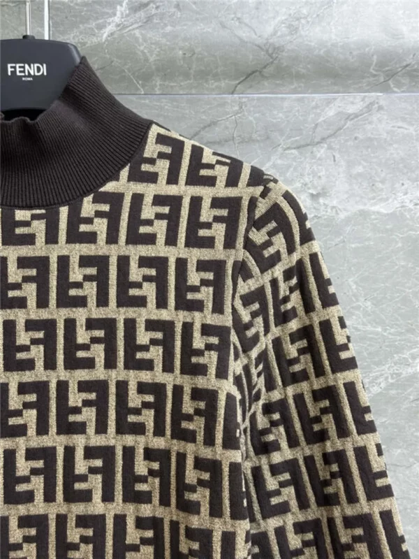 Fendi old flower knitted sweater