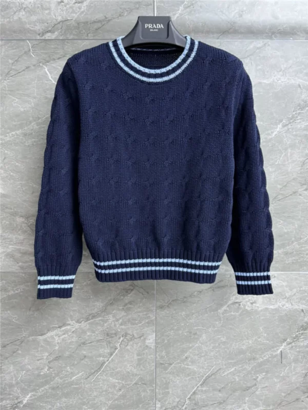 prada cable sweater