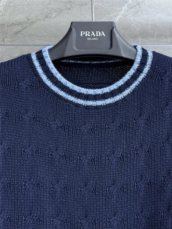 prada cable sweater