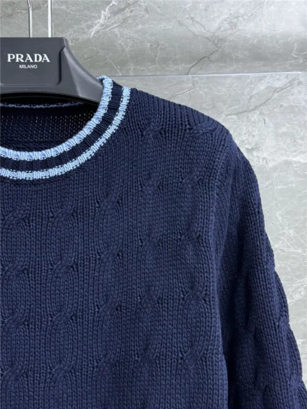 prada cable sweater