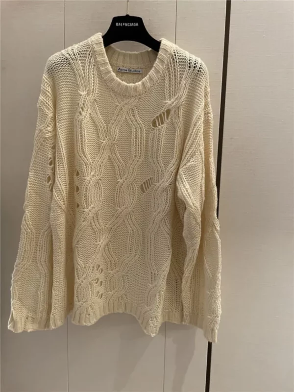 acne studios new hole sweater