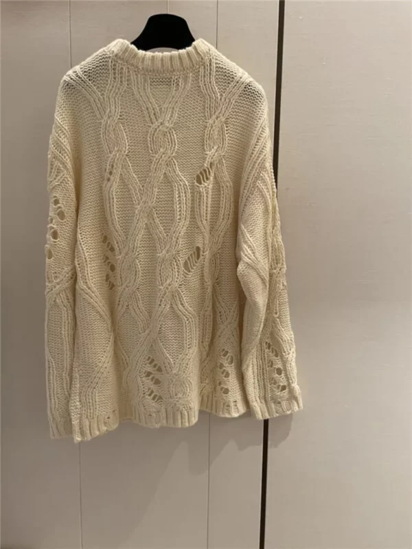 acne studios new hole sweater