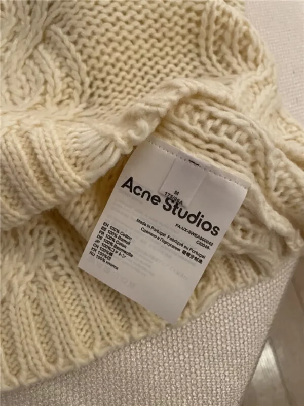 acne studios new hole sweater