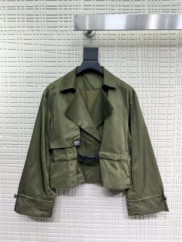 Prada waist short coat