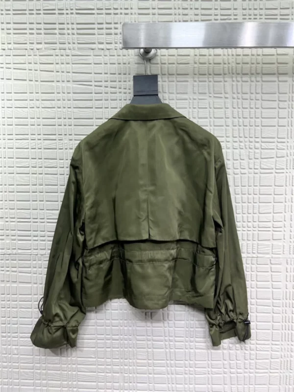 Prada waist short coat