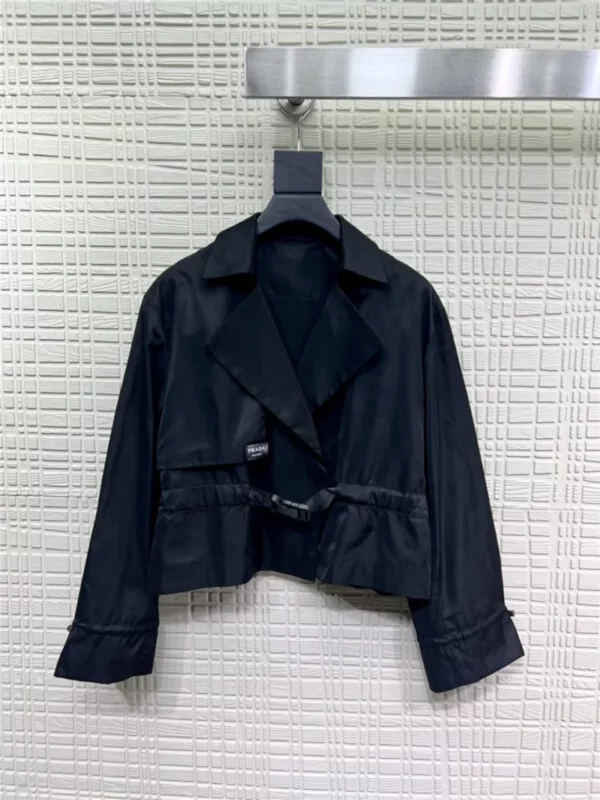 Prada waist short coat