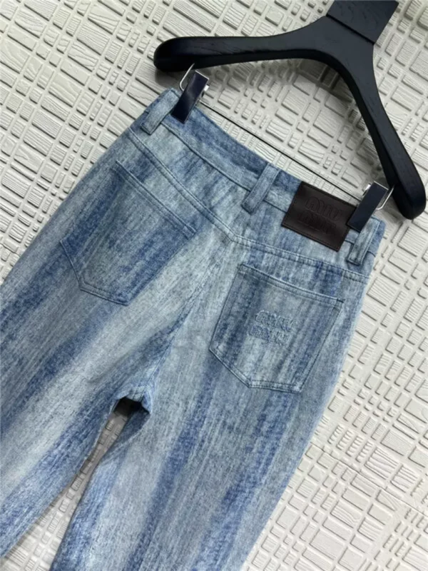 miumiu denim trousers