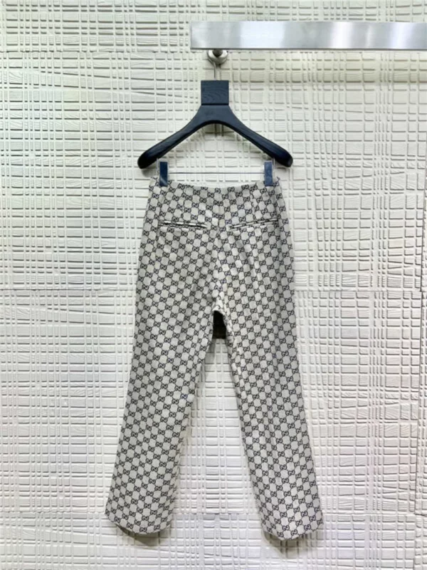 gucci classic jacquard trousers - Gucci replica