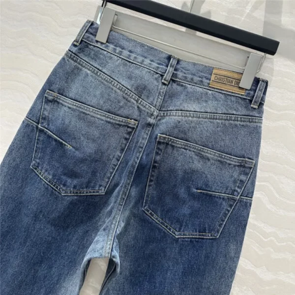 dior washed straight jeans - Replica Dior