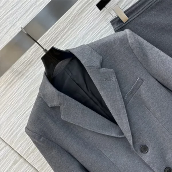 celine lapel long sleeve suit