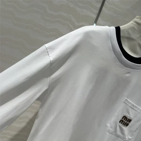 miumiu basic long sleeved T shirt