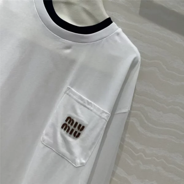 miumiu basic long sleeved T shirt