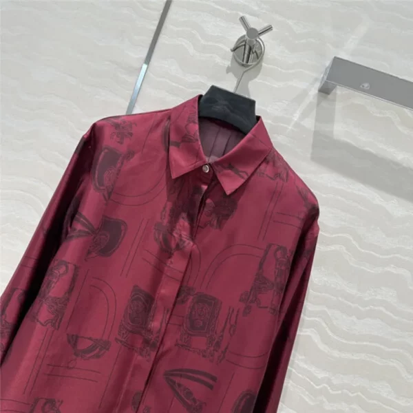 Hermes silk shirt