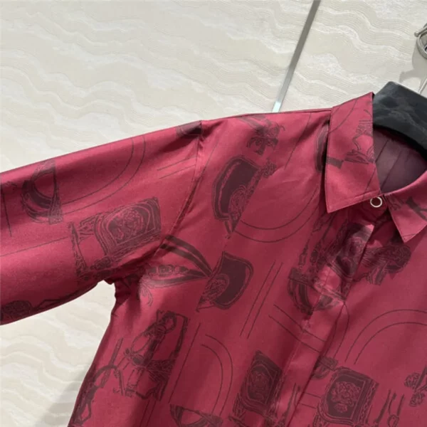 Hermes silk shirt