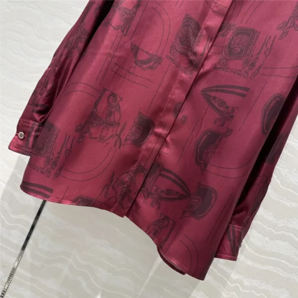 Hermes silk shirt