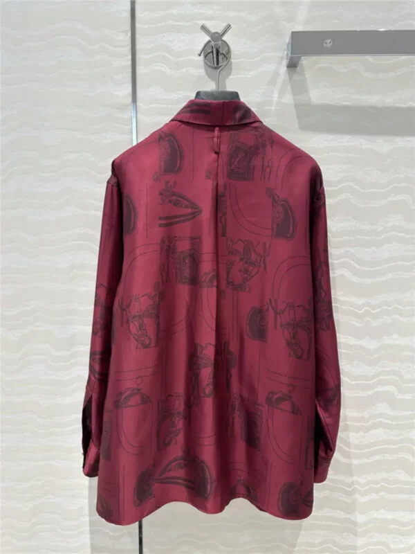 Hermes silk shirt