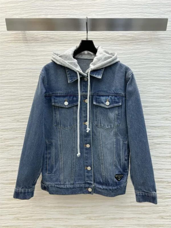 Prada fake two piece denim jacket