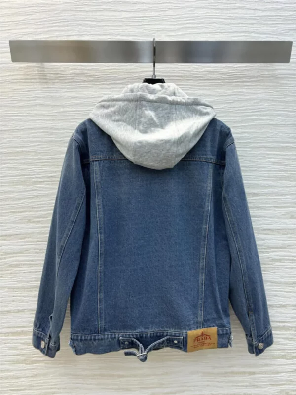 Prada fake two piece denim jacket