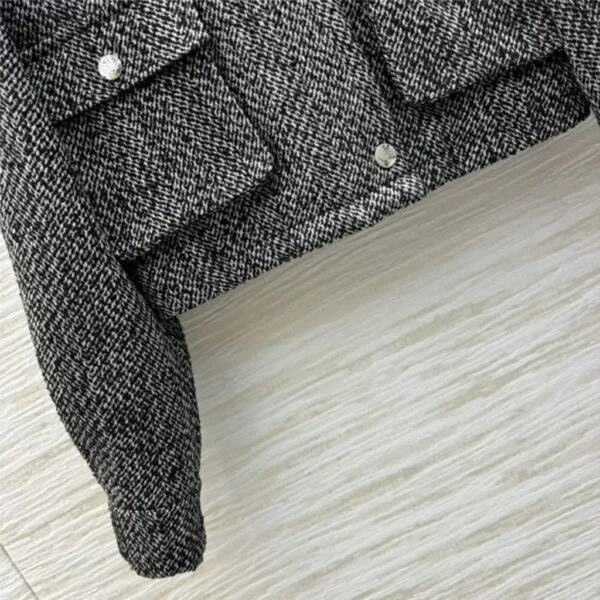 prada patchwork wool coat