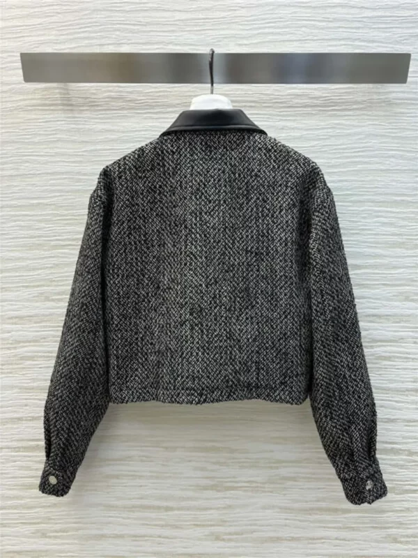 prada patchwork wool coat