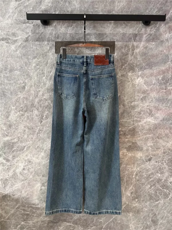 louis vuitton LV rhinestone denim trousers - Replica Louis Vuitton