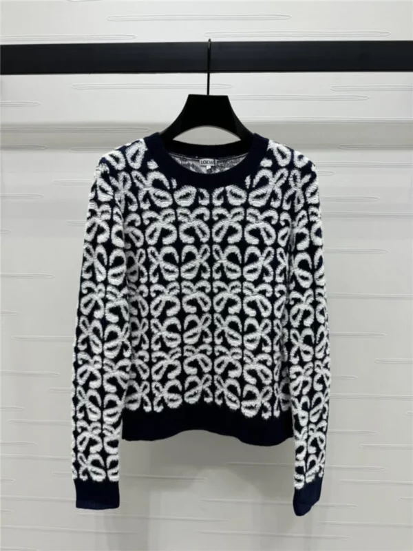 loewe logo pullover sweater