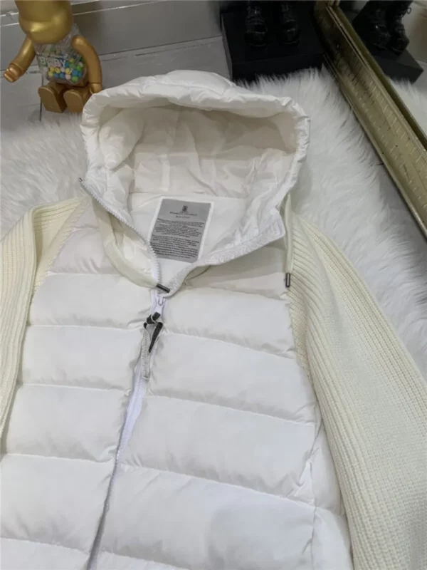 Brunello Cucinelli hooded zip up down jacket