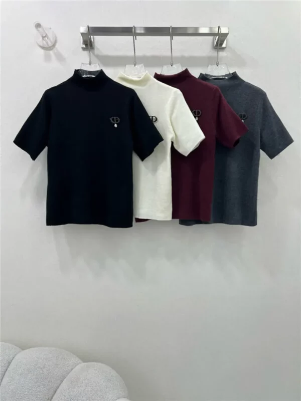 dior knitted short sleeved top - Replica Dior