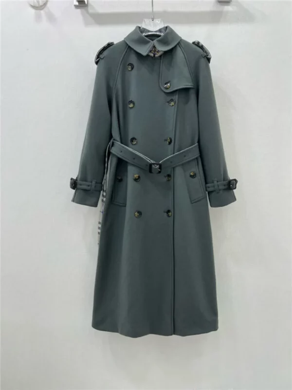 Burberry woolen coat trench coat