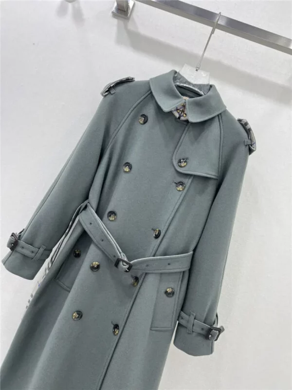 Burberry woolen coat trench coat