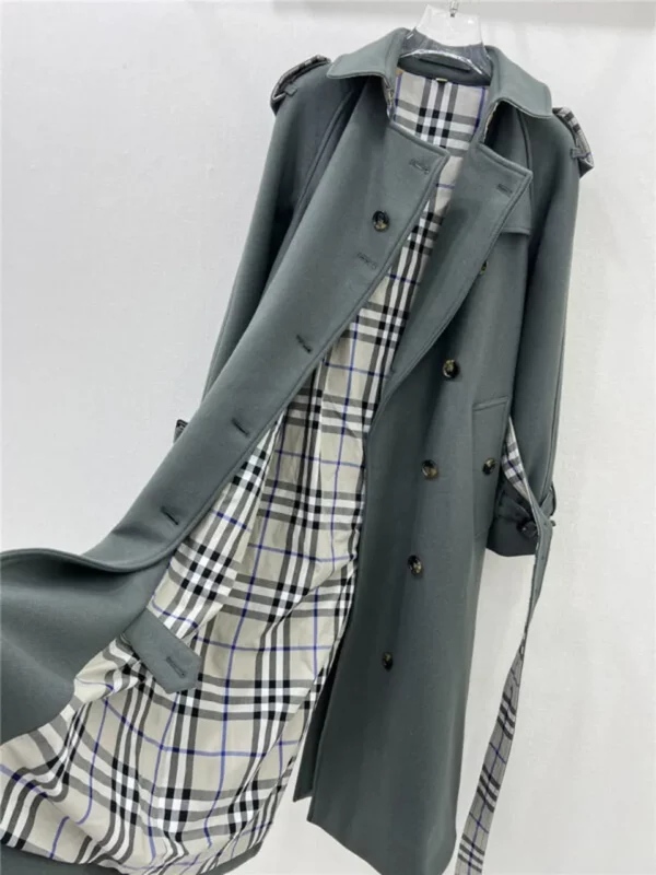 Burberry woolen coat trench coat