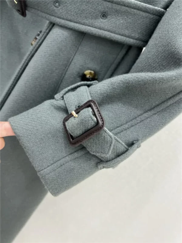 Burberry woolen coat trench coat