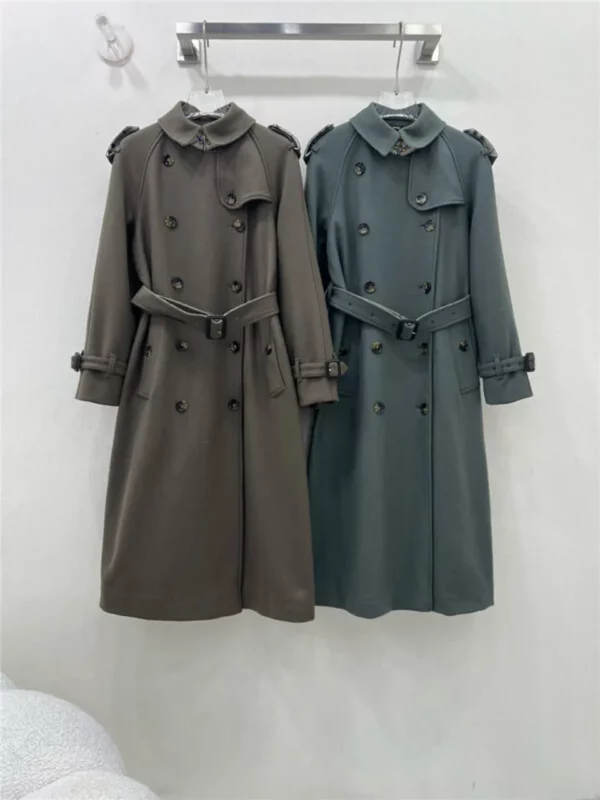 Burberry woolen coat trench coat