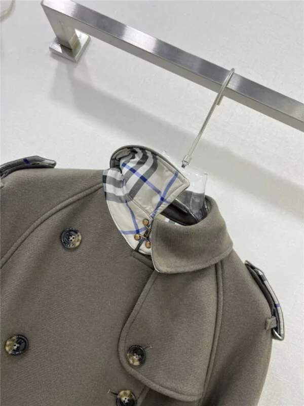 Burberry woolen coat trench coat