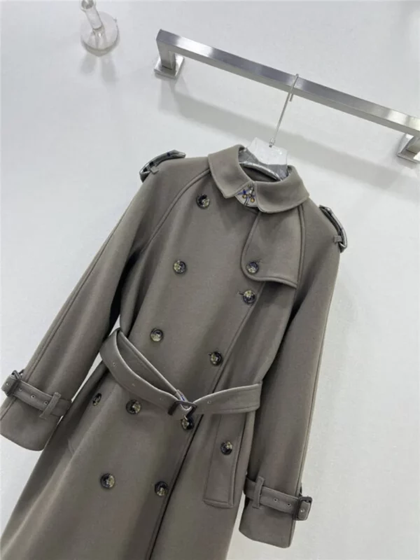 Burberry woolen coat trench coat