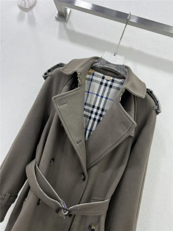 Burberry woolen coat trench coat