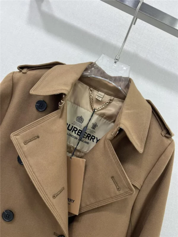 Burberry woolen coat trench coat