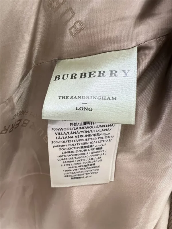 Burberry woolen coat trench coat