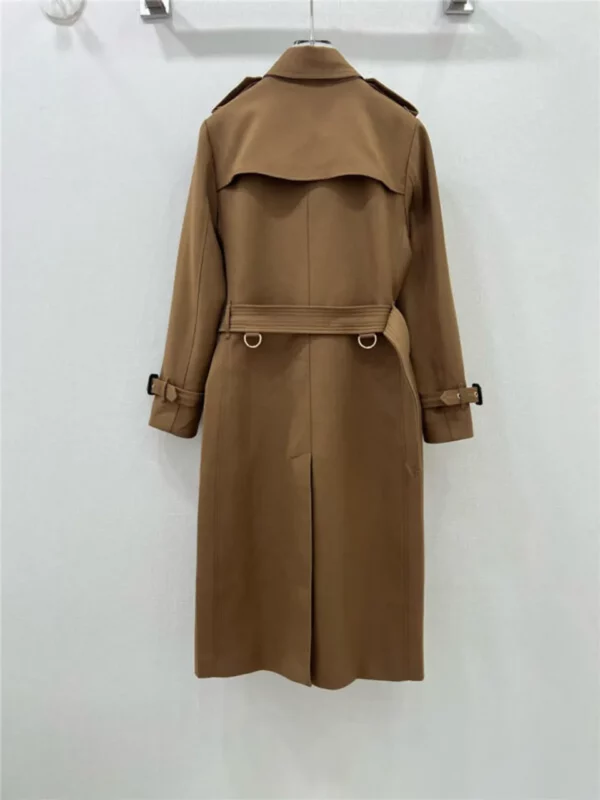 Burberry woolen coat trench coat