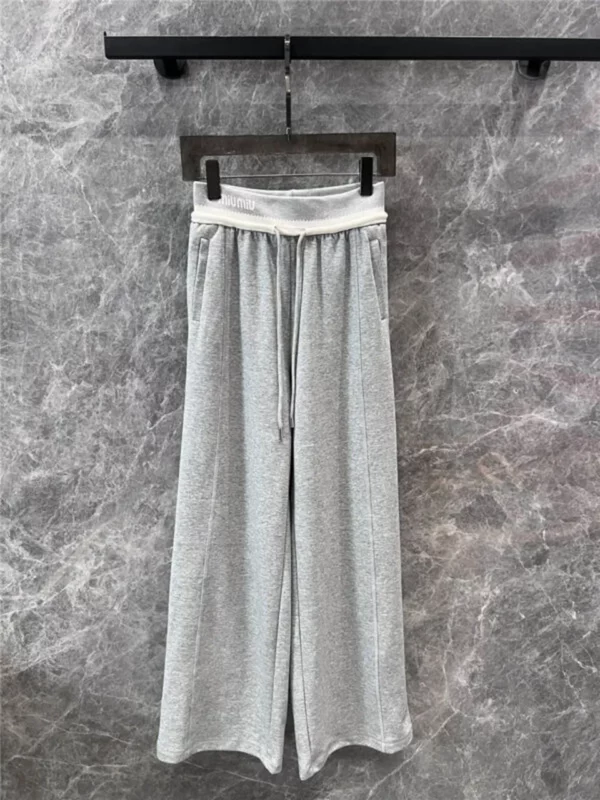 miumiu casual wide leg pants