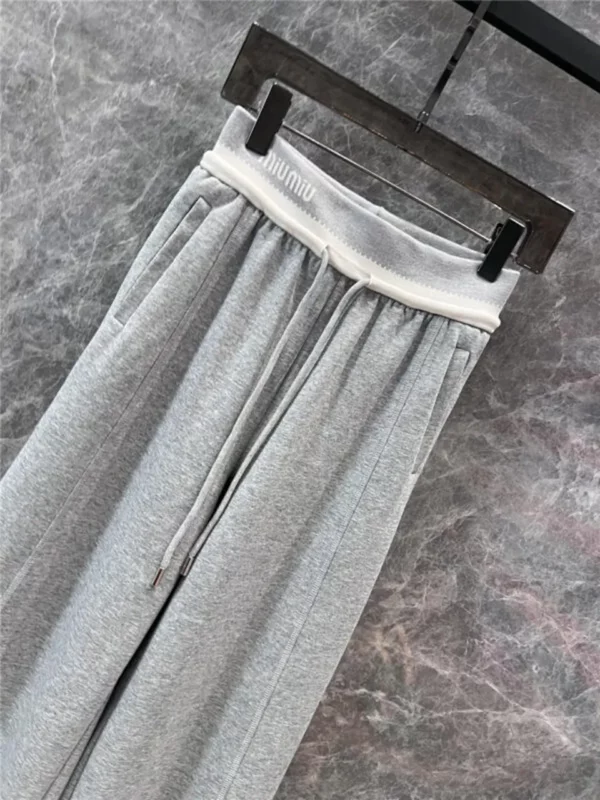 miumiu casual wide leg pants