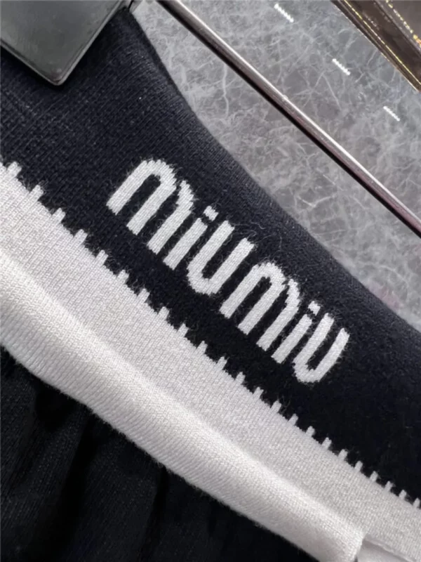 miumiu casual wide leg pants