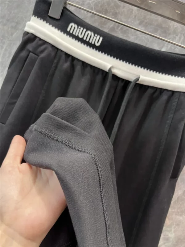 miumiu casual wide leg pants